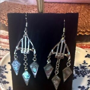 Elegant Silver Dangle Earrings